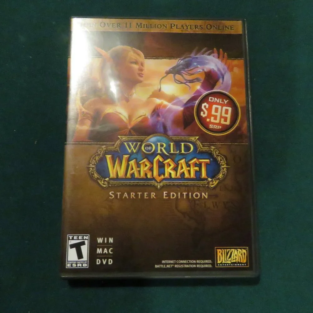 World Of Warcraft Base Game And 3 Expansions